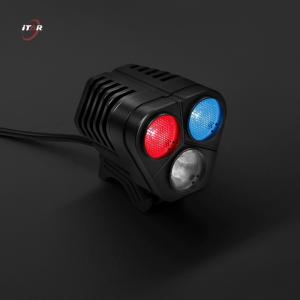 Wholesale Water Resistant 600 Lumens Bike Front Light Red / Blue / White Police from china suppliers
