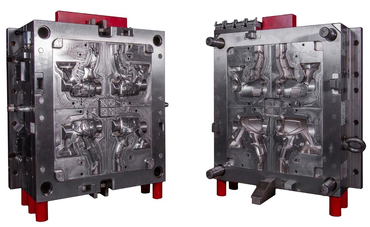 Million Shots Precision Injection Mould Multi Cavity OEM Available Black Color