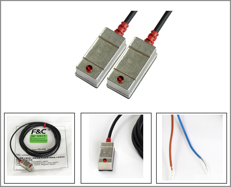 12V 2 Wires Reed Switch Electric Magnetic Switch For Cylinder