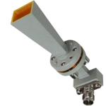 V Band Wr15 Waveguide Horn Antenna , Copper Microwave Horn Antenna