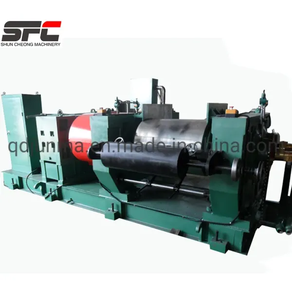 500kg/h Rubber Refining Mill with Vertical Structure for Reclaimed Rubber Production - XKJ-480 Model