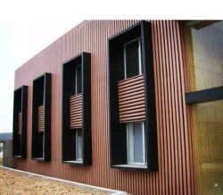 Modern Design Fireproof WPC Wall Panel Siding for Wood House Water-proof and Durable