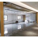 48'' Office Internal Glass Partition Walls , ISO 3834 Aluminium Glazed Partition