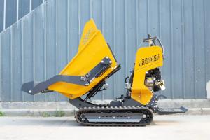 China Compact Loader Machine 500Kg Hydraulic Small Crawler Truck Dumper Mini Dumper Truck on sale