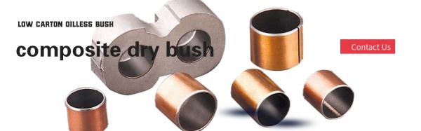 DU self-lubricating bushings with good wear and low friction performance in dry running conditions