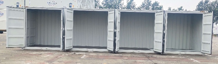 40ft Large Side Door Opening Shipping Container Capacity 70.1 cbm External Dimensions l x W x H mm 12192 x 2438 x 2896 mm