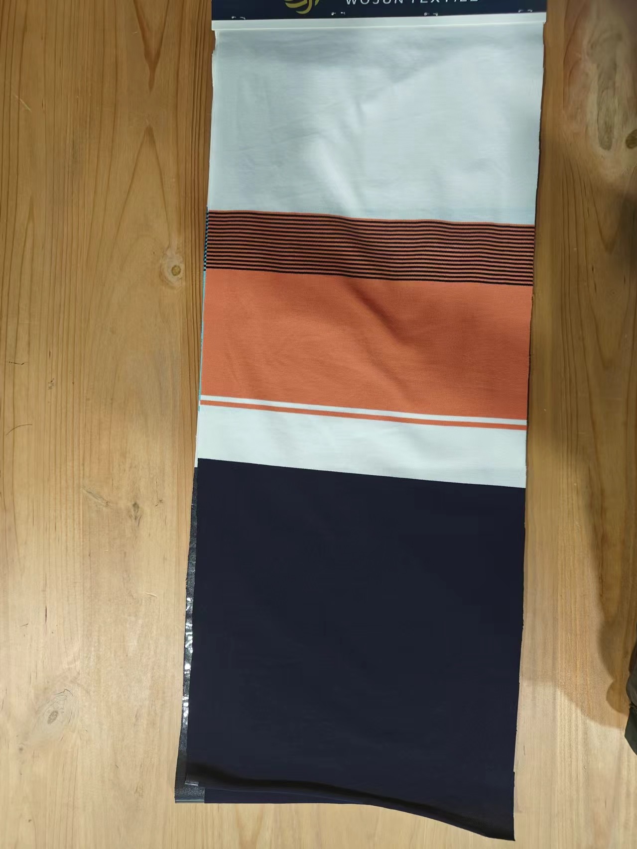 Breathable And Natural Cotton Feel Soft Striped Knit Fabric For Casual Wear