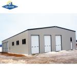 Commercial GB Prefab Metal Warehouse Steel Frame Storage High Seismic Resistance