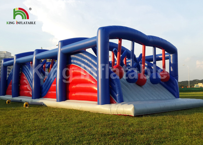 Custom Inflatable Sports Games 5k Obstacle Course Wreoking Balls 1 Years Warranty