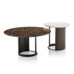 Round Shape Indoor Oval Marble Coffee Table