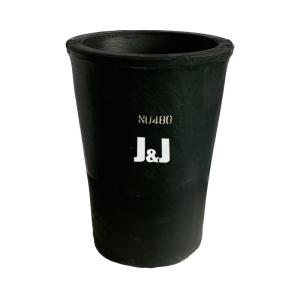 Wholesale 1 - 100kg Capacity Graphite Induction Furnace Crucible Straight Cylindrical Up to 1600°C from china suppliers