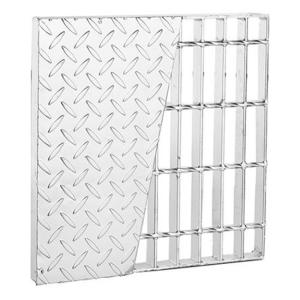 Wholesale Anti Slip Checker Pattern Pressure Welding Metal Grill Grate from china suppliers