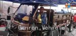Open Body 2000kg Genron Diesel Tricycle Vehicle