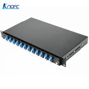 Wholesale 1U Fiber Optic Patch Panel LC Rack Mount Fiber Optic Terminal Box from china suppliers