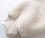Unisex Fleece xxxl Sherpa Fur Lined Hoodie Embroidery Warm Fluffy Hoodie