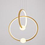 Indoor Modern Circular Ring Chandelier 44w 23w 19w