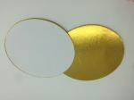 10 Inch Cake Base Board Gold Corrugated Specialty Paper Material Customized