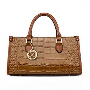 Wholesale PU Women Fashion Handbag Crocodile Pattern Handbag Retro Pillow Type from china suppliers