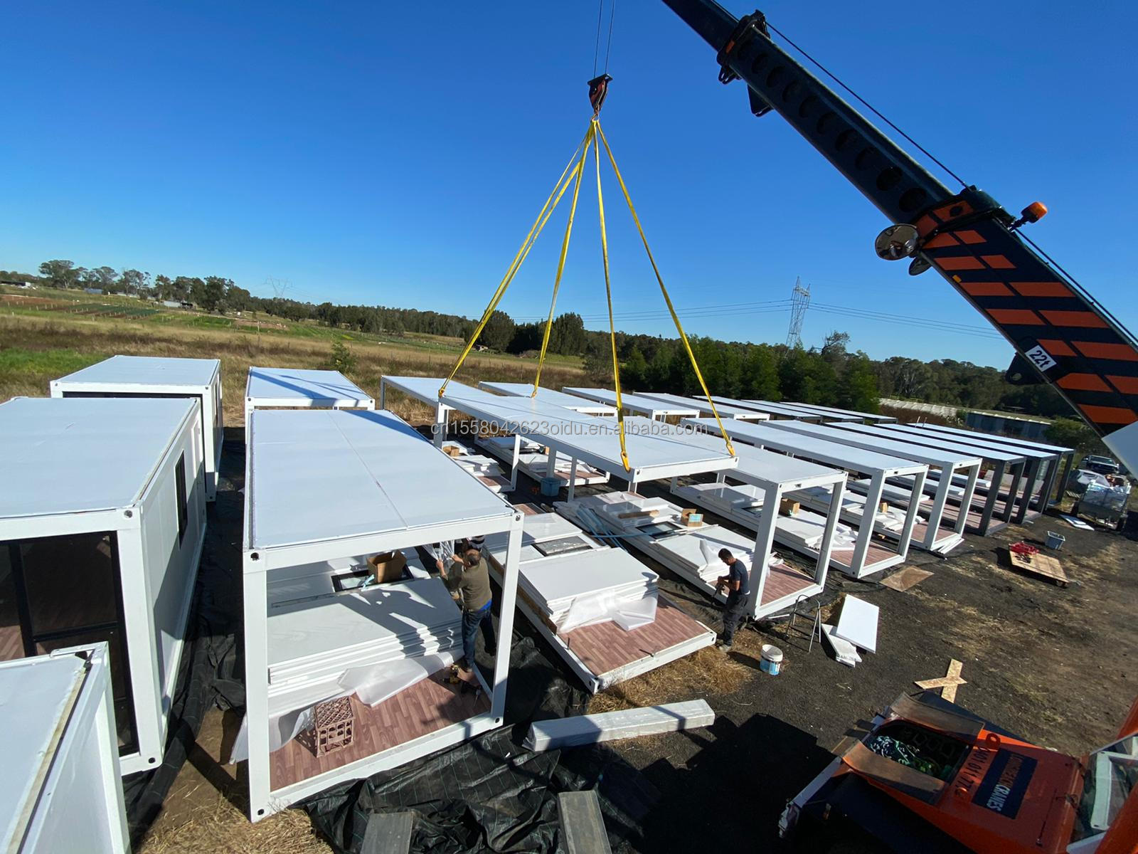 Portable Family Flat Packaging 20ft or 40ft Luxury Prefabricated Container Room with Aluminum Alloy Windows