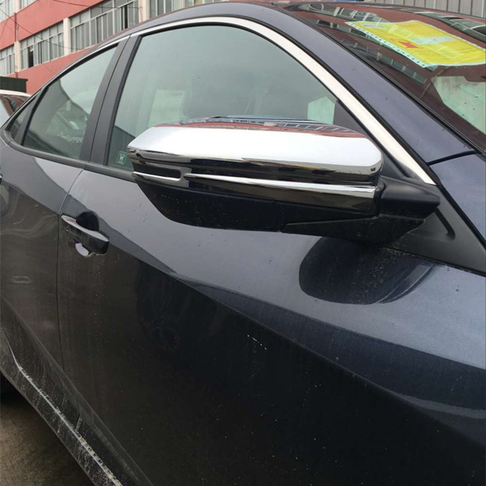 Professional Auto Body Trim Parts HONDA CIVIC 2016 Chromed Side Mirror Cover