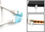 Outdoor Rated Long Or Short Cat6 Patch Cables UTP Category 6 Ethernet Cable
