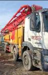 Sany 62m Mercedes-Benz chassis pump truck price, 62m concrete pump truck