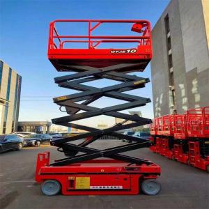 Wholesale 10m Small Hydraulic Aerial Construction Work Platforms Electric Scissor Lift from china suppliers