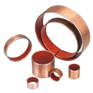Wholesale Steel Backed Metal-Polymer Low Friction Plain Bearings Bronze Thrust Washer Red from china suppliers
