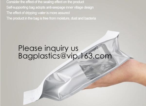 Aluminum Foil Medicine Weed Seeds Packaging bag with Zip Lock,Barrier Stand up