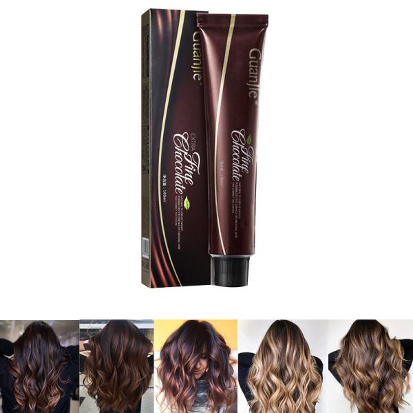 Fashion Brown Chocolate Chestnut Balayage Hair Dye for Salon Hair Color by OEM