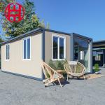 Steel Prefab Villa 2 Bedrooms Modern Container Expandable House with Online