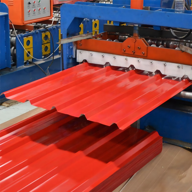 Prepainted Color Coated Zinc Aluminium Gi Ibr Iron Corrugated Steel Roofing Sheet
