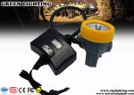 6400mAH Safety Mining Hard Hat Led Lights Semi - Corded Type 8000 Hours Life