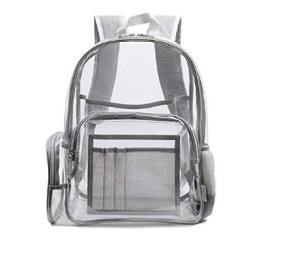 Wholesale Clear PVC Fashionable Travel Backpacks Water Resistant OEM ODM Acceptable from china suppliers