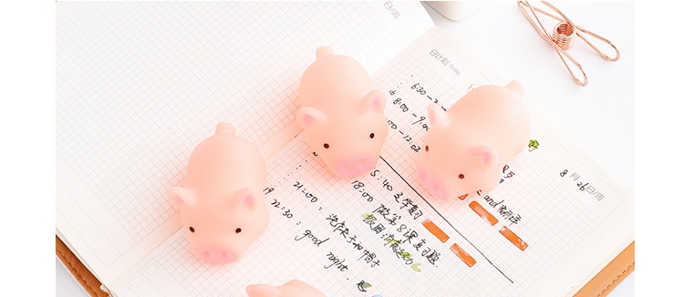 14 Years up Age Range BPA Free Vinyl PVC Toy Kid's Squeaky Mini Cute Piggy Fun Ornament Essential Accessory for All Ages