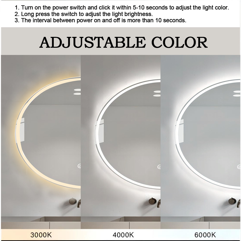 Transform Your Bathroom into a Relaxing Oasis with Our LED Bathroom Mirror