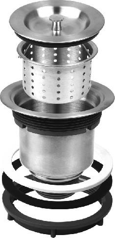 2 Inch Sink Drain Protector , Stainless Steel Sink Accessories Bathtub Drain