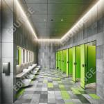 Water Resistance Toilet Partitions Hygienic and Comfortable Restroom Environment