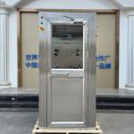 Customized three-doors stainless steel air shower cleanroom air shower supplier
