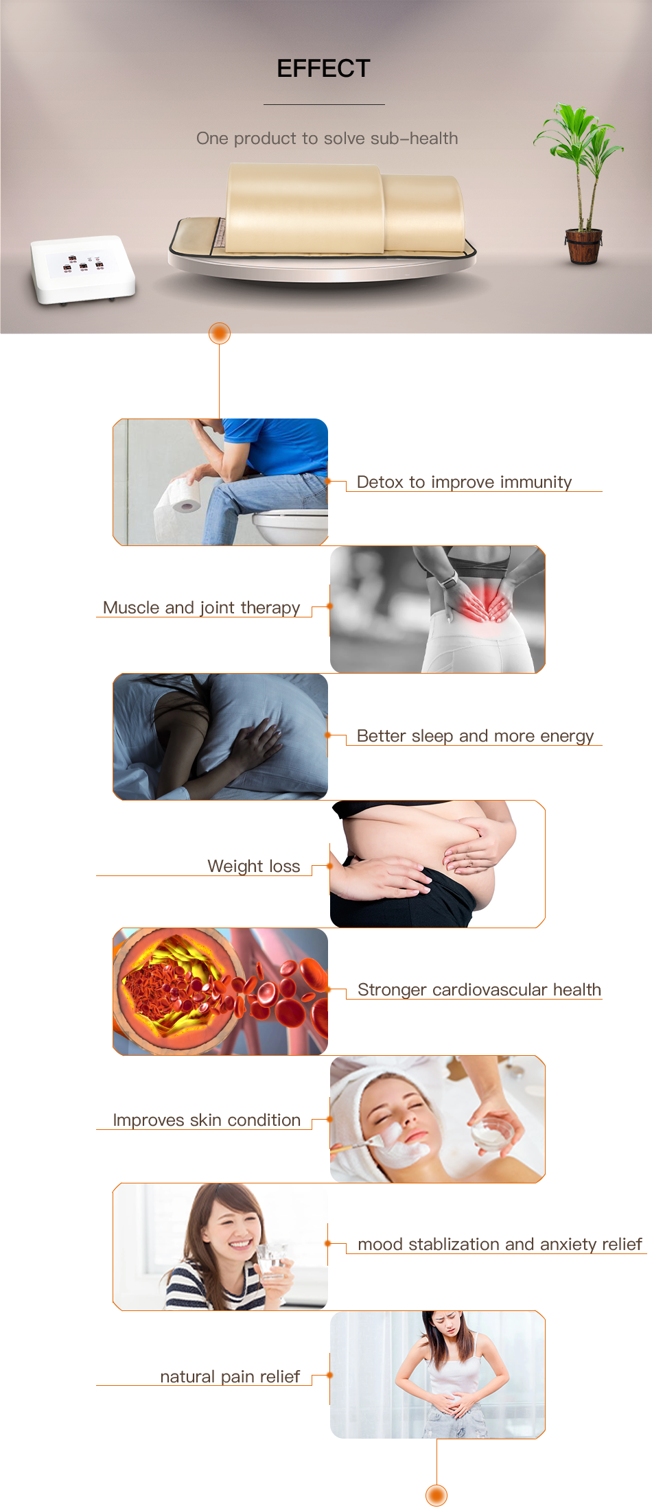 110V 1200W Heat Far Infrared Sauna Dome Capsule And Pillow
