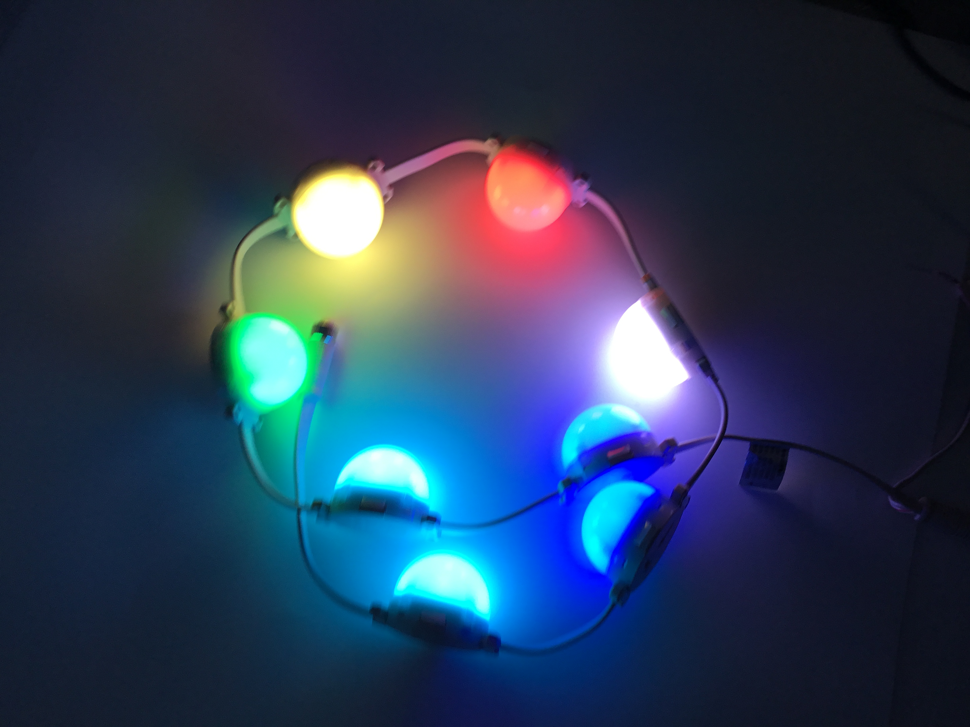 512 Dot RGBW Chip Led Pixel Lights 24 Volt Ip65 Pc Waterproof