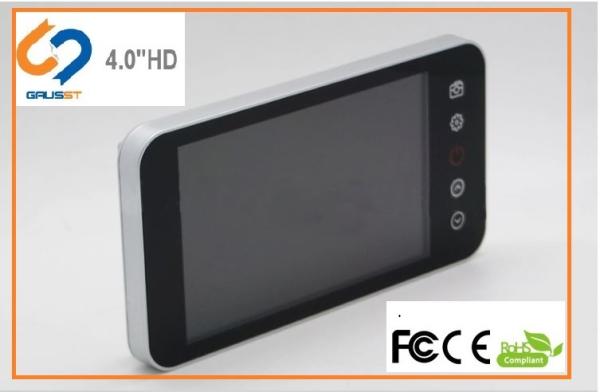 Night Vision Smart Door Peephole / 4.0 Inch Smart Peephole Camera With Door