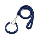 Pet Adjustable Collar Dog Anti Impact Eight Strand Nylon Braided Leash
