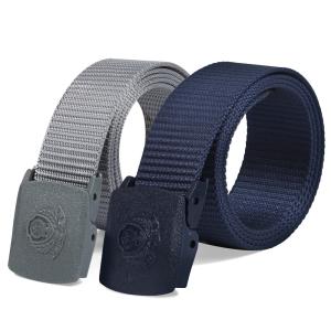 Wholesale Rectangle Plastic Buckle Nylon Belt 3CM Mens Military Belt from china suppliers