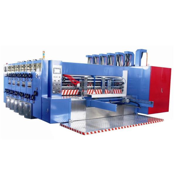 Flexo Printing Die-Cut Machine for Fruit Box Printing on Corrugated Cardboard Sheet