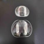 100W 75x135 degree Glass Led Street Light Lens with Square Heat Sink