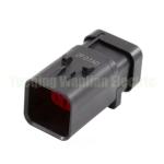 776434-1 AMPSEAL Sealed Male Wire Connector 6 Pin For Digger Excavator Camshaft