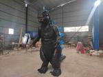 Adventure Park Carnival Parade Attractive Animatronic Realistic Godzilla Costume