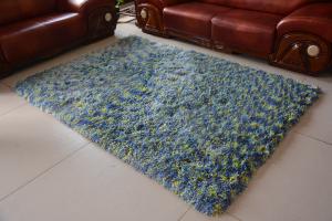 Wholesale Colorful Space dyeing Polyester Thick mix Thin yarn Carpet Popular Rug Soft Shaggy Rug from china suppliers