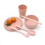 Amazon Hot Sale Eco-friendly Biodegradable Kids Children Dinnerware Set Bowl